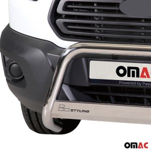Ford Transit Bull Bar - Omac - Steel 1Pc - Silver - '15-'20 Ford Transit Bull Bar - Omac - Steel 1Pc - Silver - '15-'20